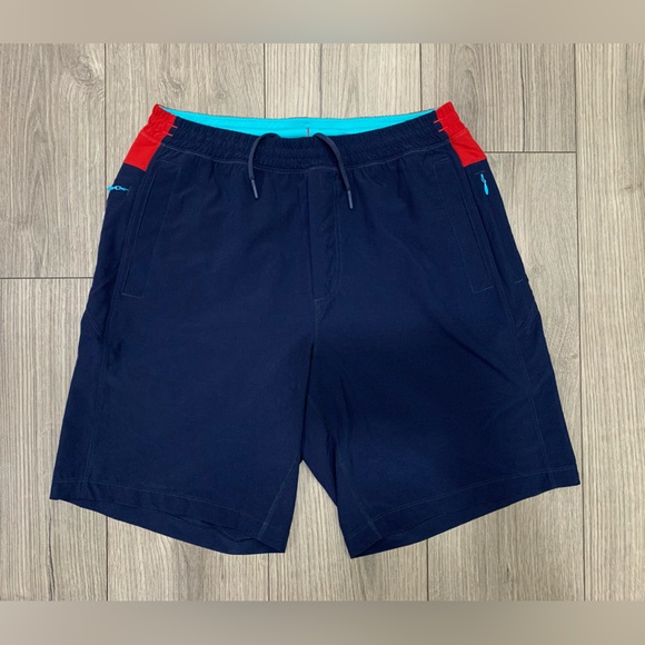 Birdogs The Kerfuffles Shorts Men’s Navy Blue Drawstring Athletic Or Swim‎ Sz L - Picture 1 of 7